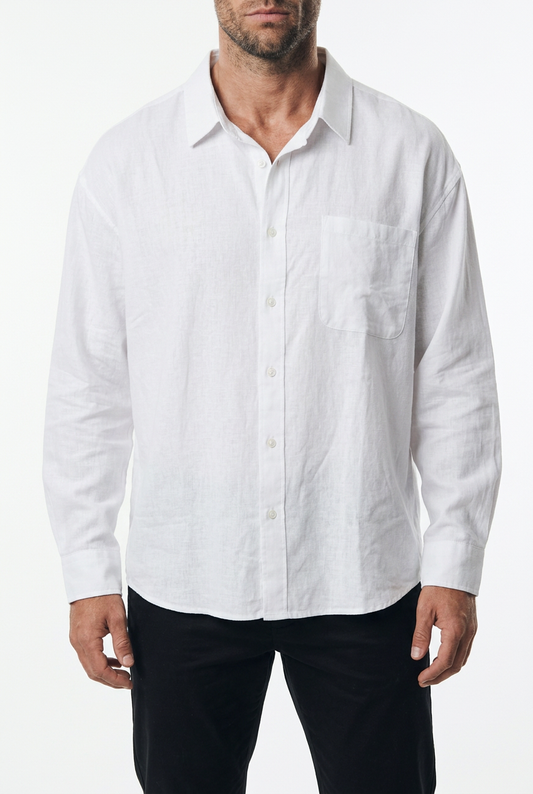 Basic Cotton Shirt White